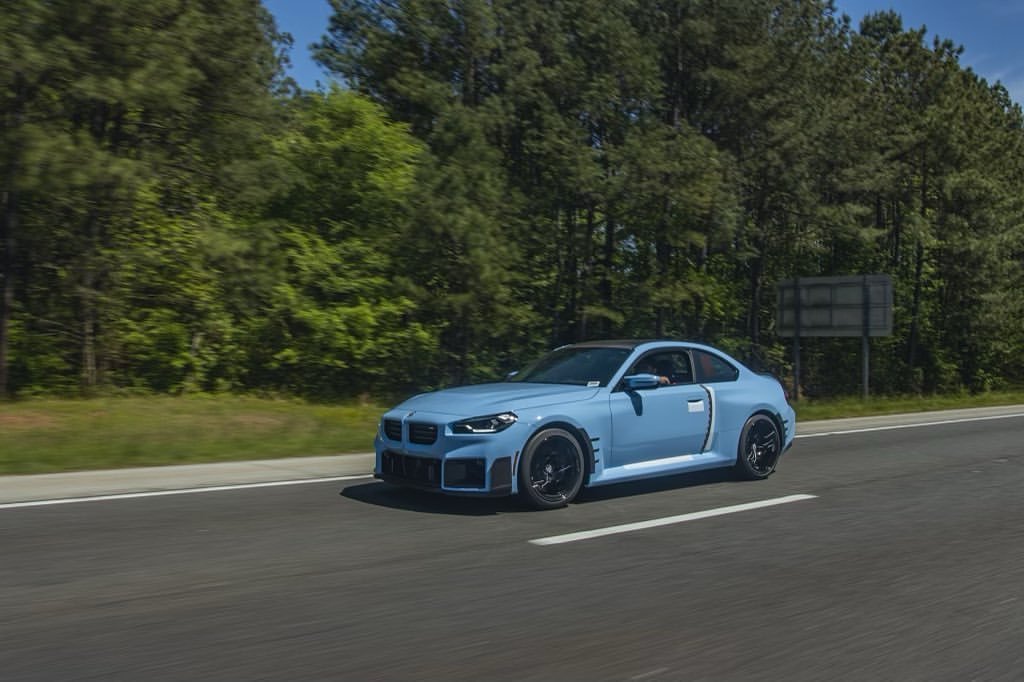 A beautiful Blue 2023 BMW M2 lAUNCH EDITION